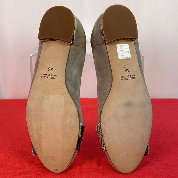 Anna F Tan w Snake Detail Low Heel - Picture 5 of 6